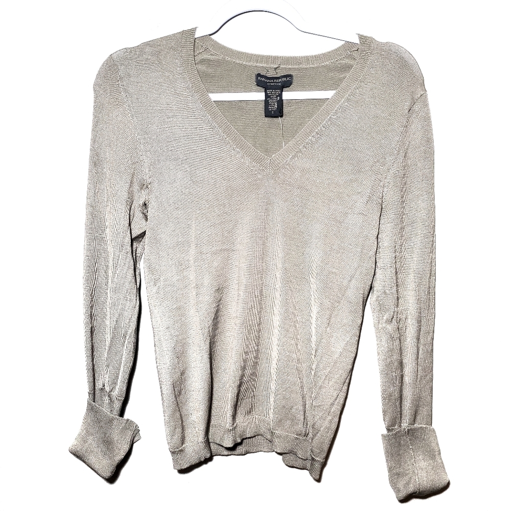 NWT Banana Republic Silk Pullover Sweater